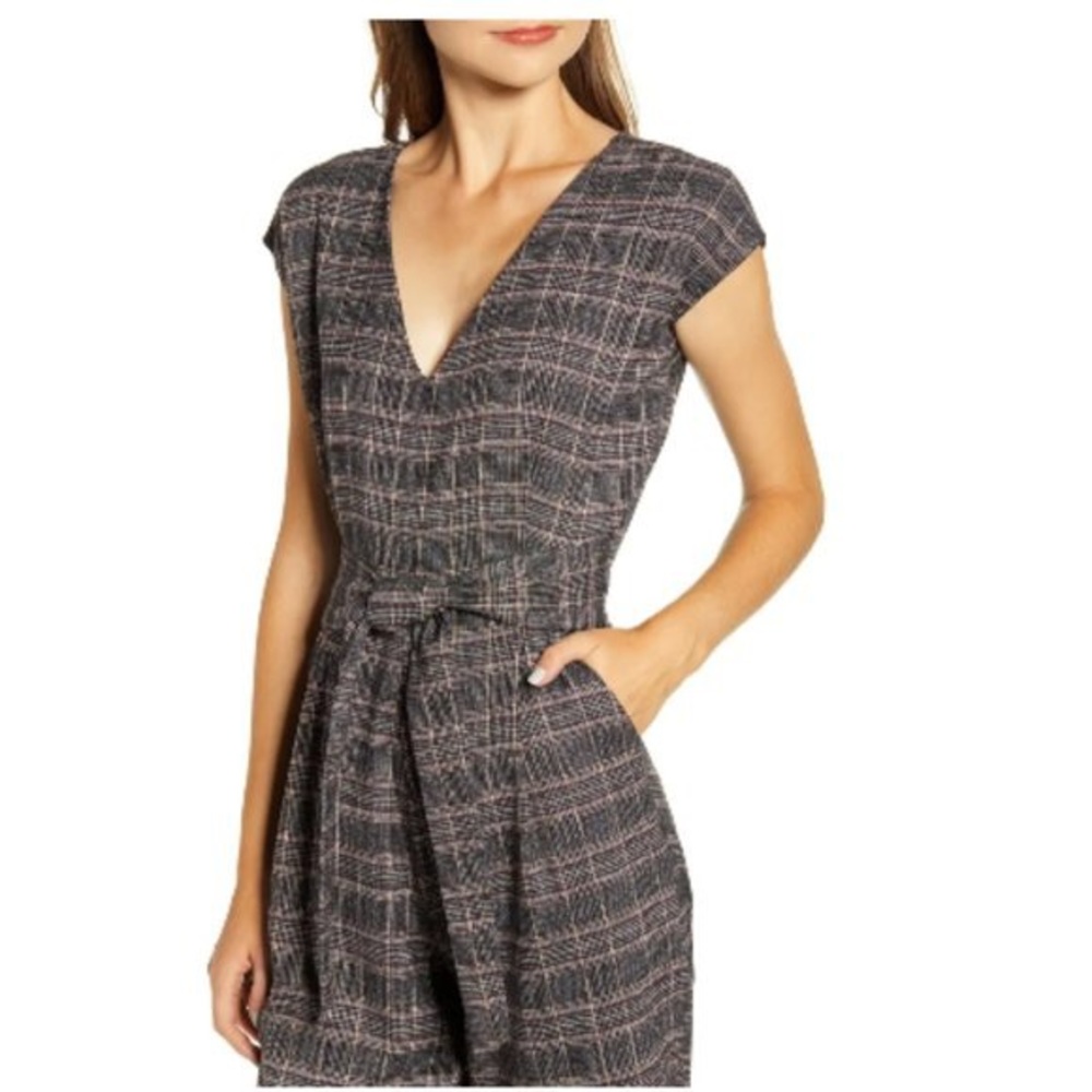 Anthro bishop + young Tie Waist Cropped Jumpsuit - Picture 2 of 15